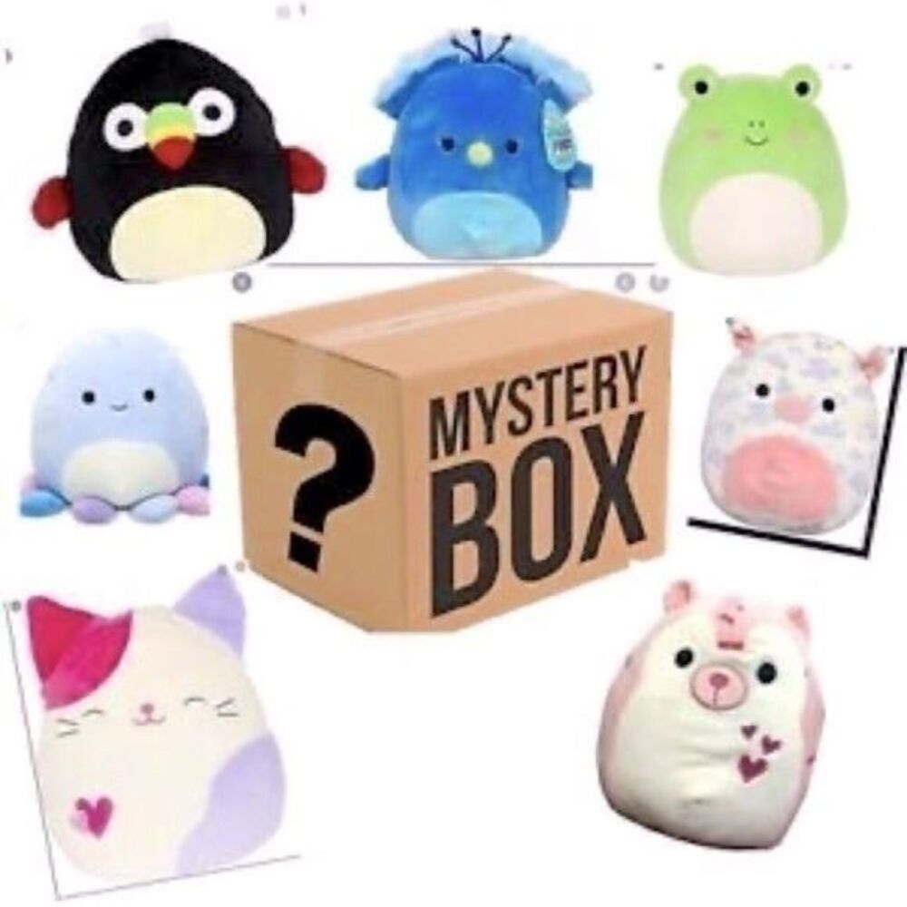 🌹MYSTERY BOX🌹TWO 8” Squishmallows Kellytoy Squishdoos 2021 NWT